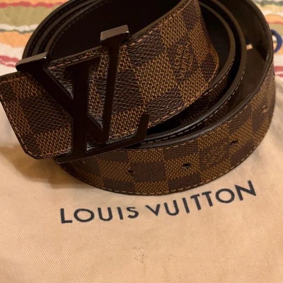 Louis Vuitton Brown Daimer Belt 44 - Picture 8 of 8